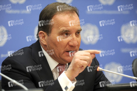 Stefan Löfven Pressekonferenz, New York