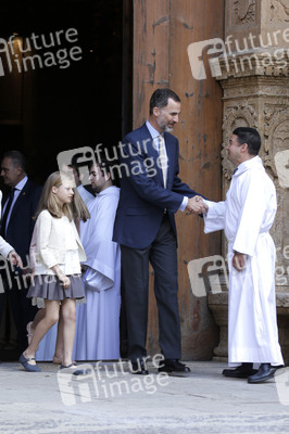 Ostermesse mit der spanischen Königsfamilie, Palma de Mallorca