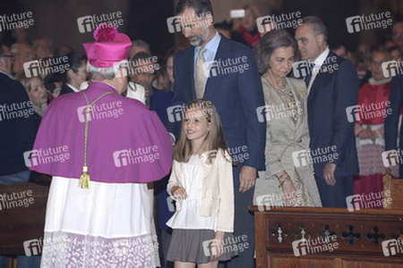Ostermesse mit der spanischen Königsfamilie, Palma de Mallorca
