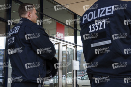 Aktivisten besetzen die Bundeszentrale der SPD, Berlin