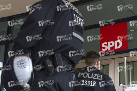 Aktivisten besetzen die Bundeszentrale der SPD, Berlin
