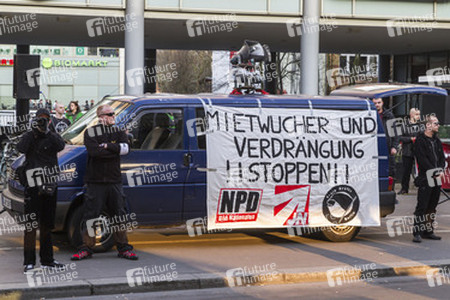 Demonstration gegen NPD-Kundgebung, Berlin