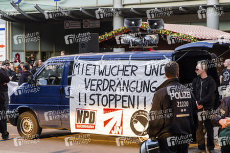 Demonstration gegen NPD-Kundgebung, Berlin