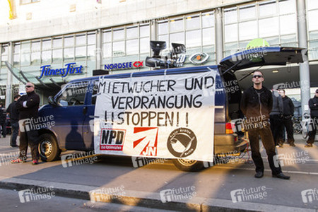 Demonstration gegen NPD-Kundgebung, Berlin