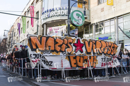 Demonstration gegen NPD-Kundgebung, Berlin