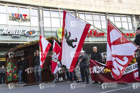 Demonstration gegen NPD-Kundgebung, Berlin