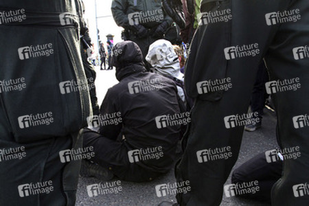 Proteste gegen Pegida Demonstration, Dresden