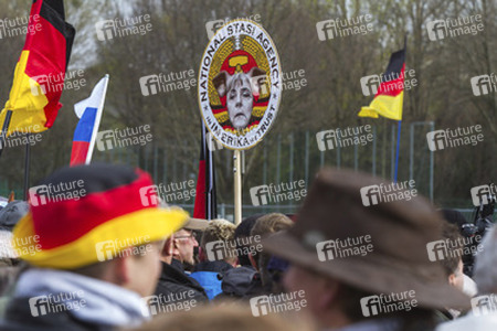 Pegida Demonstration, Dresden