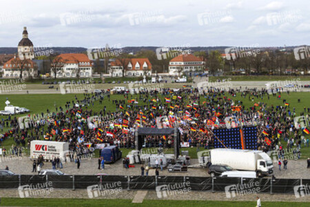 Pegida Demonstration, Dresden