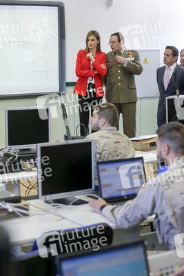 Königin Letizia besucht die Artillerie Militärakademie, Segovia