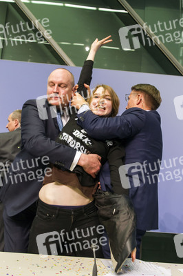 Störung der EZB-Pressekonferenz, Frankfurt
