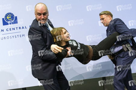 Störung der EZB-Pressekonferenz, Frankfurt