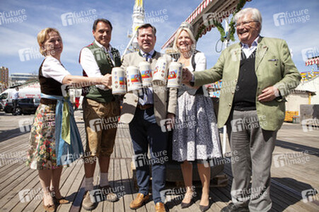 Pressetermin zum Frühlingsfest 2015, München