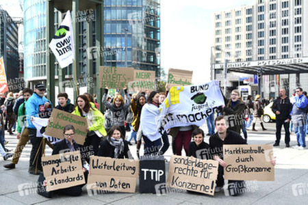Aktiontag gegen das Freihandelsabkommen, Berlin