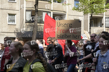 Schülerdemo für Flüchtlingsrechte, Berlin