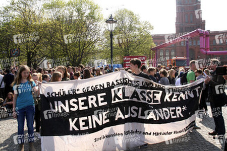 Schülerdemo für Flüchtlingsrechte, Berlin