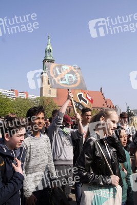 Schülerdemo für Flüchtlingsrechte, Berlin