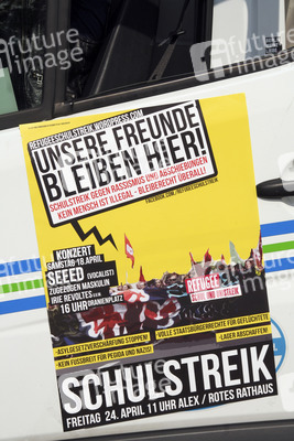 Schülerdemo für Flüchtlingsrechte, Berlin