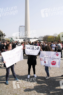 Schülerdemo für Flüchtlingsrechte, Berlin