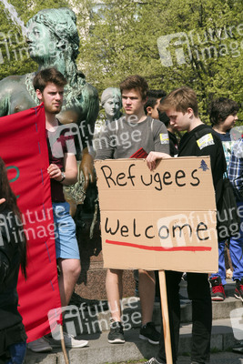 Schülerdemo für Flüchtlingsrechte, Berlin