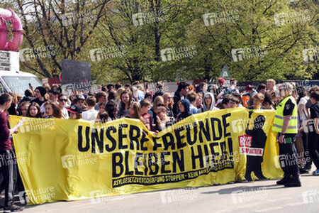 Schülerdemo für Flüchtlingsrechte, Berlin