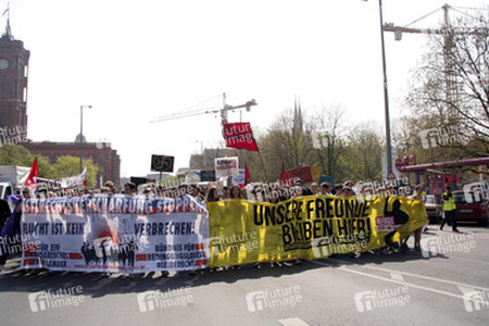 Schülerdemo für Flüchtlingsrechte, Berlin