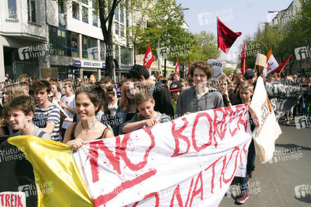 Schülerdemo für Flüchtlingsrechte, Berlin