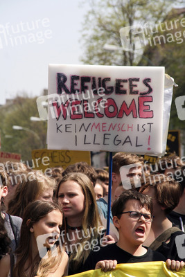 Schülerdemo für Flüchtlingsrechte, Berlin