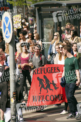 Schülerdemo für Flüchtlingsrechte, Berlin