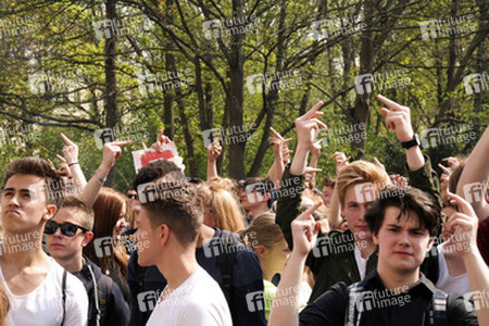 Schülerdemo für Flüchtlingsrechte, Berlin