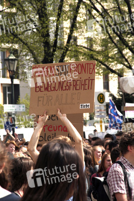 Schülerdemo für Flüchtlingsrechte, Berlin