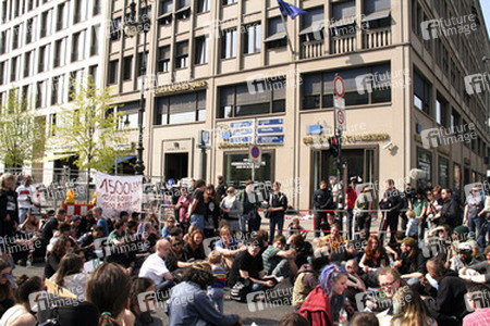 Protest vor der Berliner EU-Kommission, Berlin