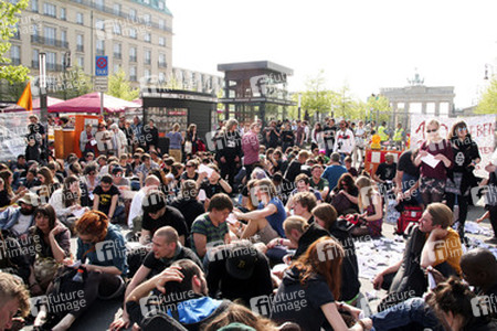 Protest vor der Berliner EU-Kommission, Berlin