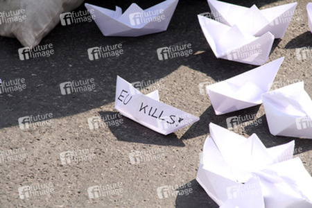 Protest vor der Berliner EU-Kommission, Berlin