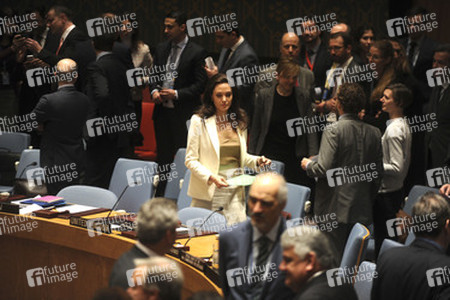 Angelina Jolie bei einer Sitzung des UN-Sicherheitsrates, New York