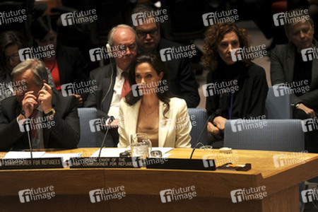 Angelina Jolie bei einer Sitzung des UN-Sicherheitsrates, New York
