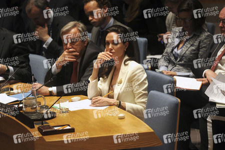 Angelina Jolie bei einer Sitzung des UN-Sicherheitsrates, New York