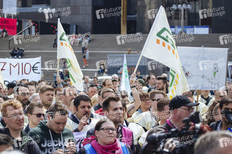 Kundgebung der GDL in Köln