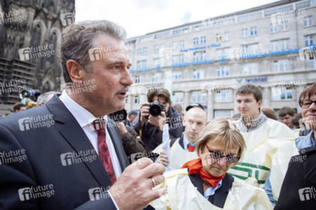 Kundgebung der GDL in Köln