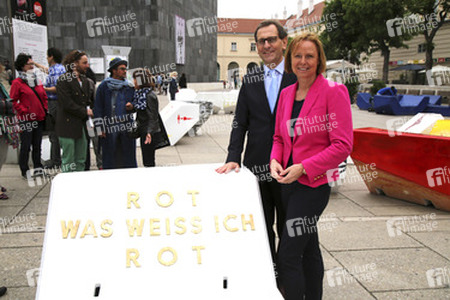 Kunstprojektpräsentation 'Euroart im Museumsquartier' in Wien