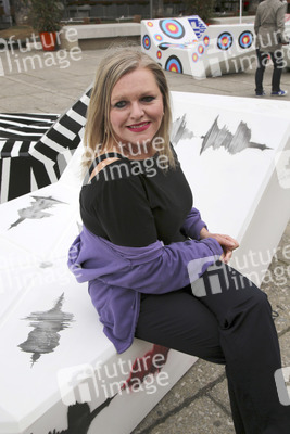 Kunstprojektpräsentation 'Euroart im Museumsquartier' in Wien