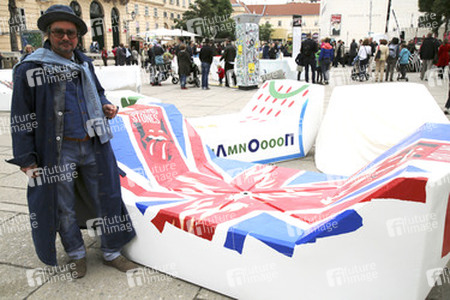 Kunstprojektpräsentation 'Euroart im Museumsquartier' in Wien