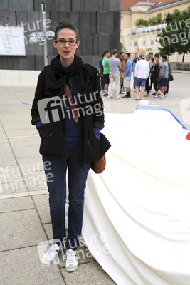 Kunstprojektpräsentation 'Euroart im Museumsquartier' in Wien