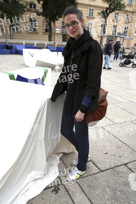 Kunstprojektpräsentation 'Euroart im Museumsquartier' in Wien