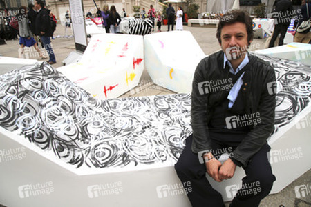 Kunstprojektpräsentation 'Euroart im Museumsquartier' in Wien