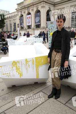 Kunstprojektpräsentation 'Euroart im Museumsquartier' in Wien