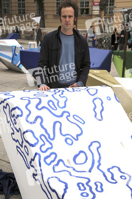 Kunstprojektpräsentation 'Euroart im Museumsquartier' in Wien