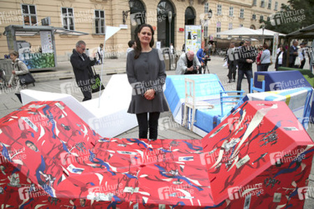 Kunstprojektpräsentation 'Euroart im Museumsquartier' in Wien
