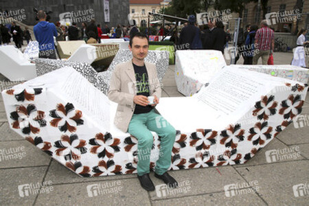 Kunstprojektpräsentation 'Euroart im Museumsquartier' in Wien