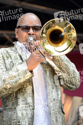 Jazzfestival an Himmelfahrt auf dem Trammplatz in Hannover